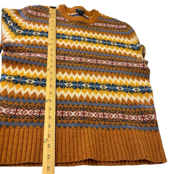 Todd Snyder Fair Isle Wool Pullover Sweater Women’s Size Medium - Picture 11 of 12